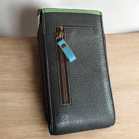 SORUKO EVA Leather Tri Color Cellphone Crossbody Purse/Handbag - Picture 3 of 9